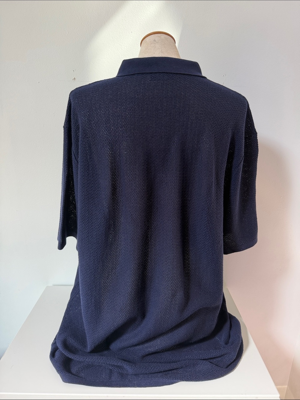 Men's Gap Navy Short-Sleeve Polo Shirt - Picture 3 of 8